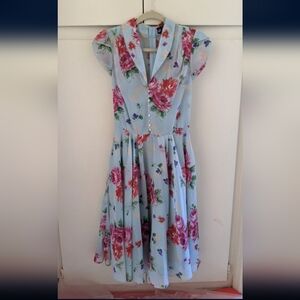 EUC Hell Bunny Bloomsbury Dress size XS